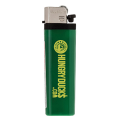 Solid Color Standard Flint Lighter - green
