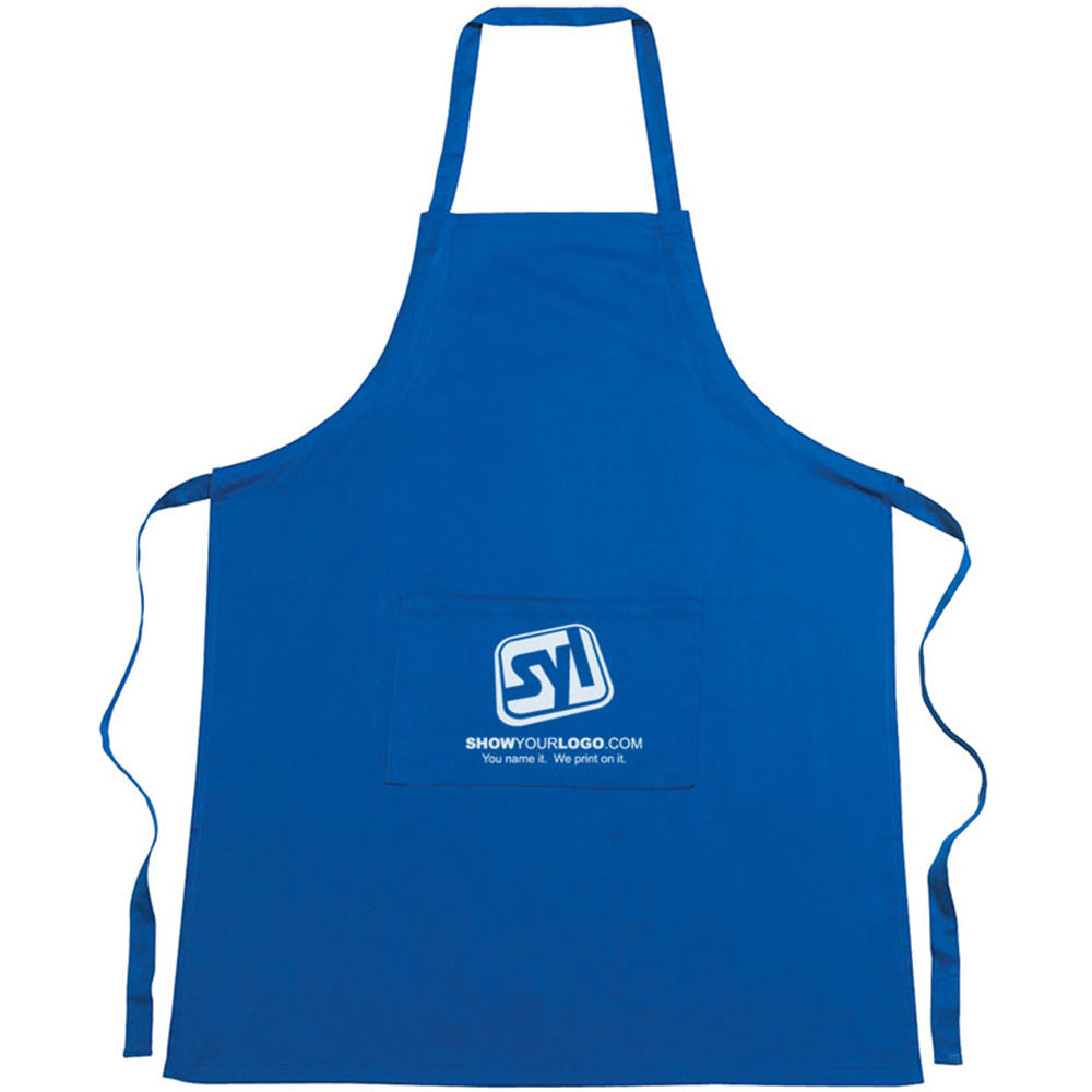 Apron – 100% Cotton - h0391-royal_blue