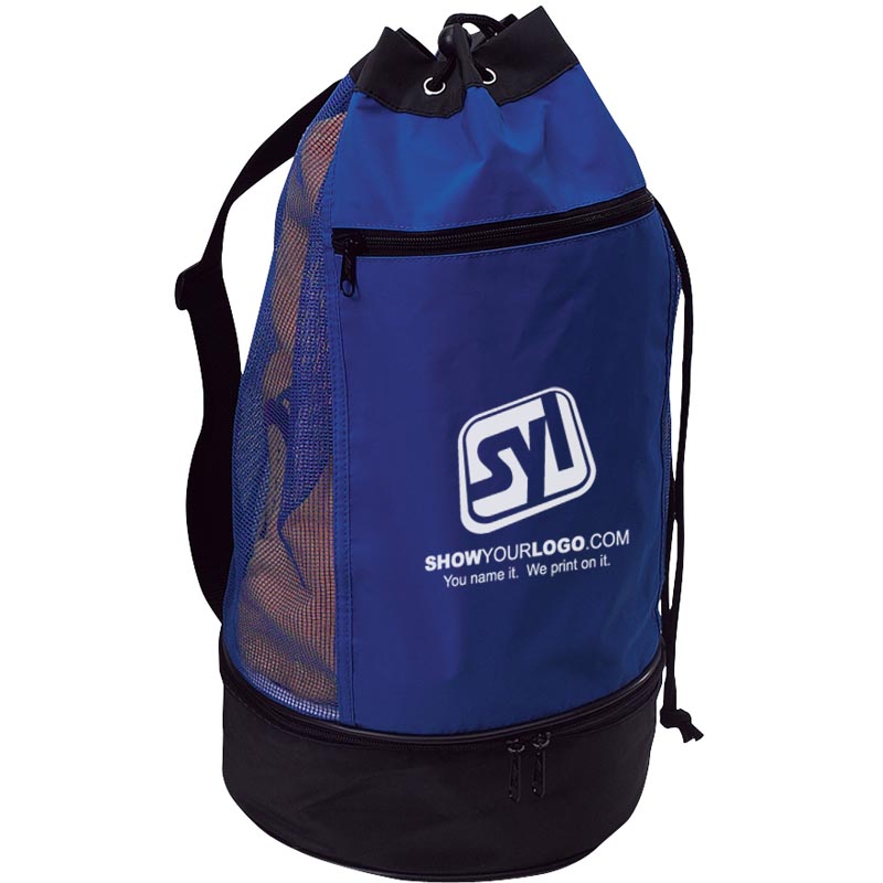 Beach Bag With Insulated Lower Compartment - Royal Blue