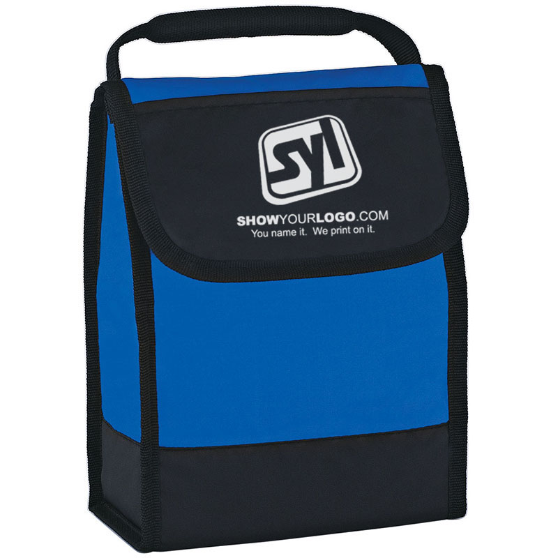Folding Identification Lunch Bag - Royal