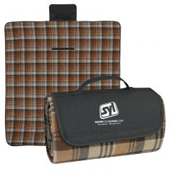 Roll-Up Picnic Blanket - Black Brown