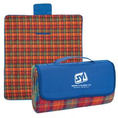 Roll-Up Picnic Blanket - Royal Orange