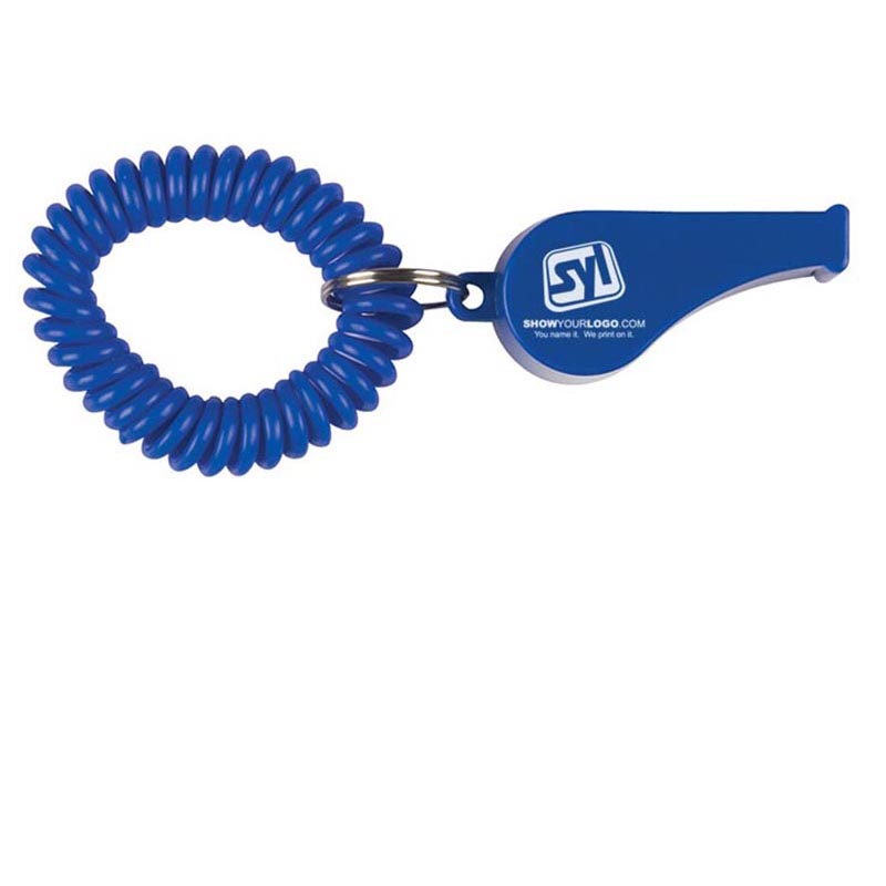 Whistle With Coil - h0622-royal