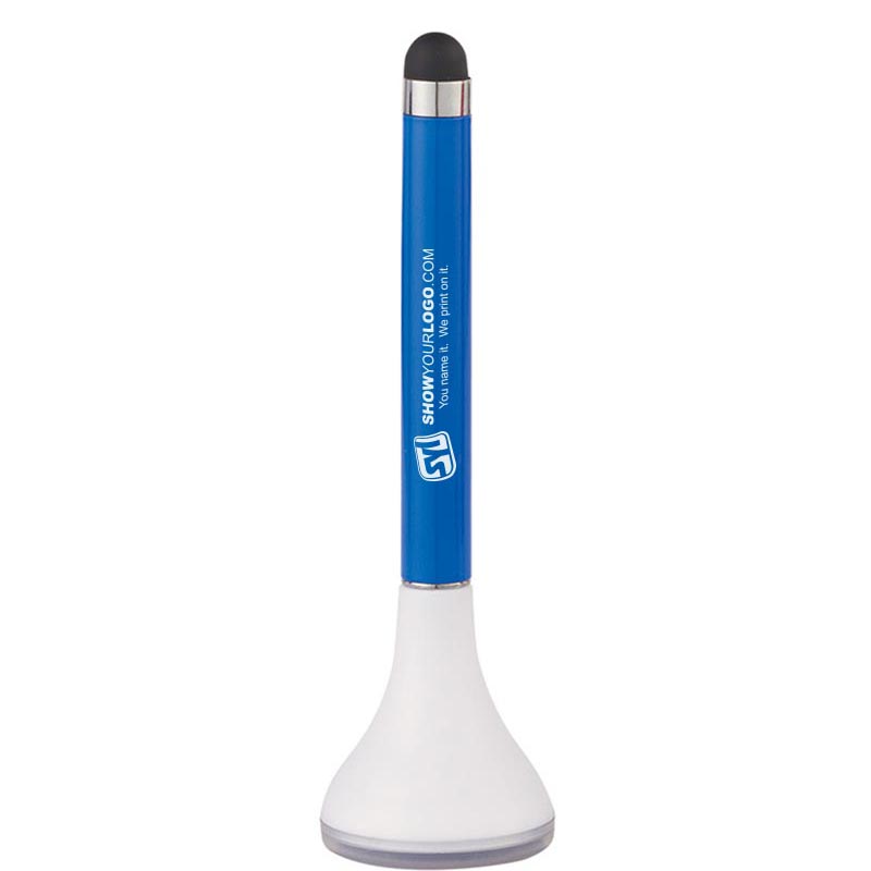 Stylus Pen Stand with Screen Cleaner - Blue