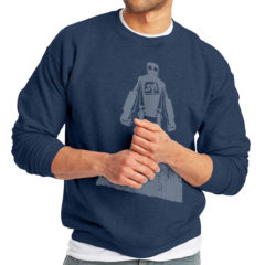 Hanes – Ecosmart® Crewneck Sweatshirt - heather navy