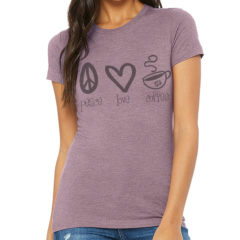 Bella + Canvas Women’s Slim Fit Tee - heather purple