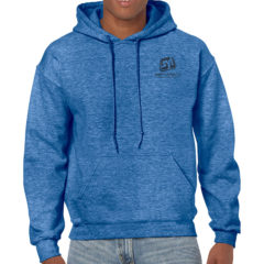 Gildan Heavyweight Hooded Sweatshirts - heather royal