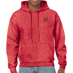 Gildan Heavyweight Hooded Sweatshirts - heather scarlet