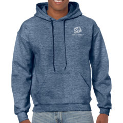 Gildan Heavyweight Hooded Sweatshirts - heather sport dark navy