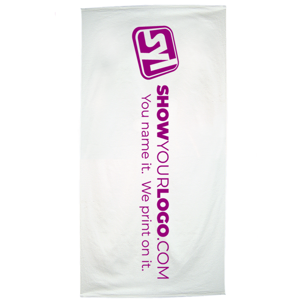 Heavyweight Turkish White Beach Towel - heavyweightwhite