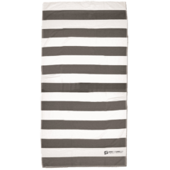 Horizontal Cabana Striped Beach Towel - horizontalcabanagrey