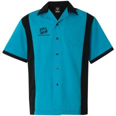 Hilton Cruiser Bowling Shirt - Turquoise