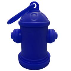 Fire Hydrant Pet Clean-Up Bag Dispenser - hydrantbagsblue