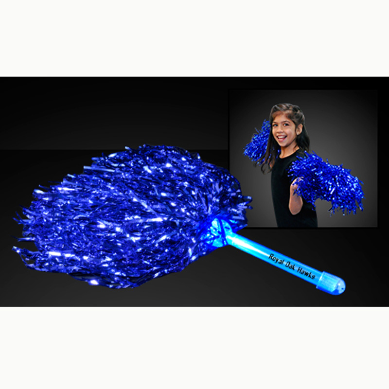 Light Up Pom Pom - Blue