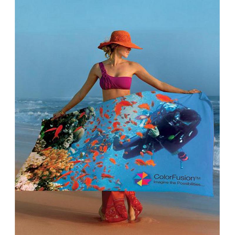 Colorfusion 35″ x 60″ Beach Towel - Full Color