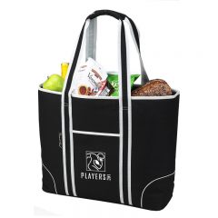 Extra Large Insulated Cooler Tote - Black