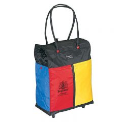 Shopping Tote with Wheels - Black