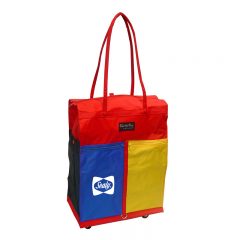 Shopping Tote with Wheels - Red