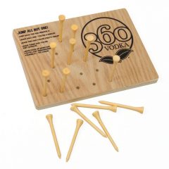 Triangle Peg Game Deluxe - Wood