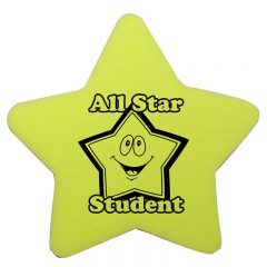 Die Cut Eraser – Star - Yellow
