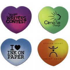 Mood™ Die Cut Eraser – Heart - Group