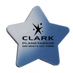Mood™ Die Cut Eraser – Star - Blue White