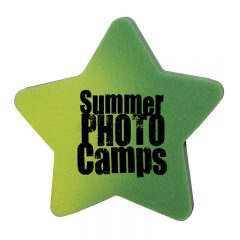 Mood™ Die Cut Eraser – Star - Green Yellow