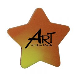 Mood™ Die Cut Eraser – Star - Orange Yellow