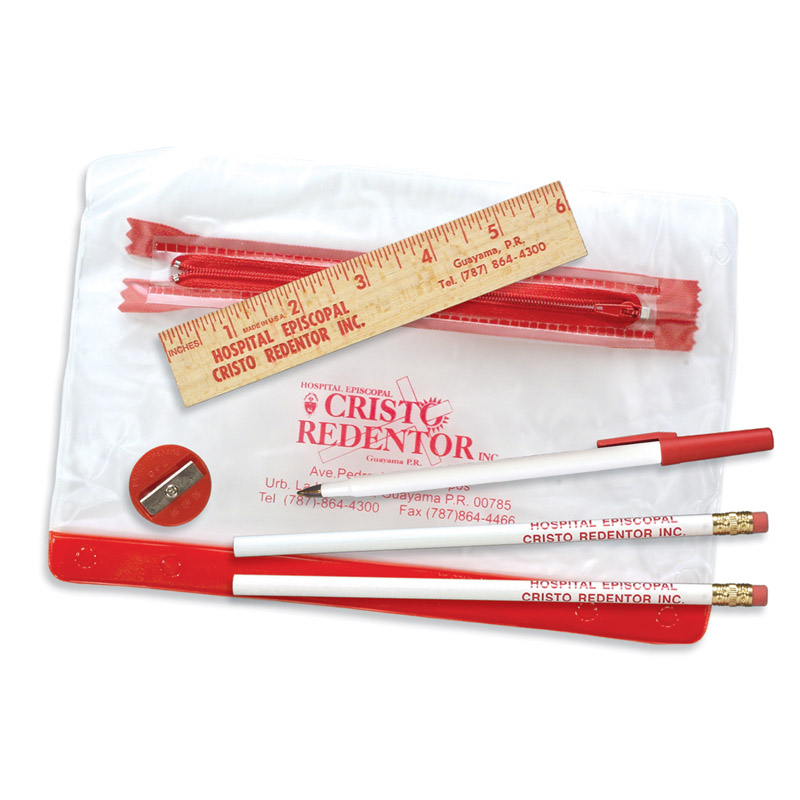 Clear Translucent School Kit - Main