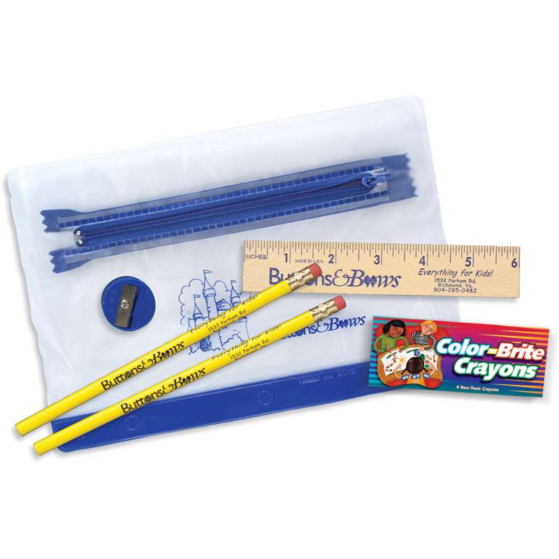 Clear Translucent School Kit - Main