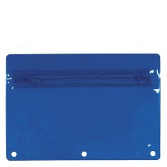 Premium Vinyl Zippered Pack with Translucent Colors - Blue