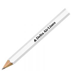 Hex Golf Pencil - White