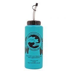 Grip Bottle with Flexible Straw – 32 oz - Teal