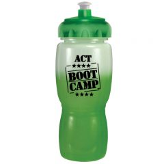 Mood Poly-Saver Mate Bottle with Push ‘n Pull Cap – 18 oz - Frosted Green