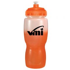 Mood Poly-Saver Mate Bottle with Push ‘n Pull Cap – 18 oz - Frosted Orange