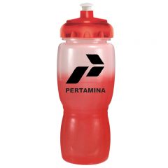 Mood Poly-Saver Mate Bottle with Push ‘n Pull Cap – 18 oz - Frosted Red