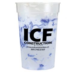 Confetti Mood Stadium Cup – 17 oz - Frosted Blue