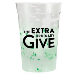 Confetti Mood Stadium Cup – 17 oz - Frosted Green