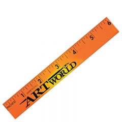 Mood Wood Ruler – 6″ - Orange Yellow