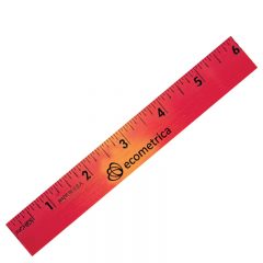 Mood Wood Ruler – 6″ - Tropicalred Orange