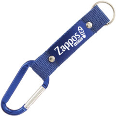 Strap Happy Carabiner Keychain - laj-blue-7687_1