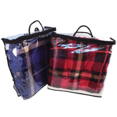 Lambswool Plaid Microsherpa Throw - lambswoolplaidthrowclearvinylgiftbag