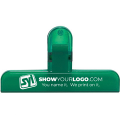 Large Bag Clip - largebagcliptransgreen