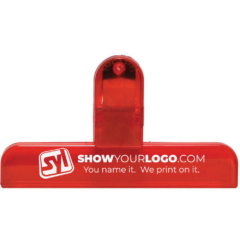 Large Bag Clip - largebagcliptransred