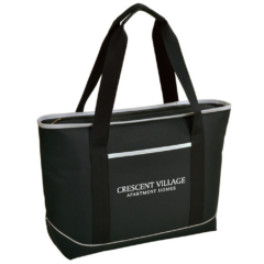 Large Insulated Cooler Tote – 24 cans - largeinsulatedcoolertoteblack