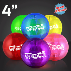 Large Light Up Bouncy Ball – Assorted - largeledbouncyballassorted