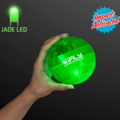 Large Light Up Bouncy Ball – Assorted - largeledbouncyballgreen