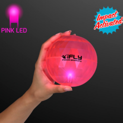 Large Light Up Bouncy Ball – Assorted - largeledbouncyballpink
