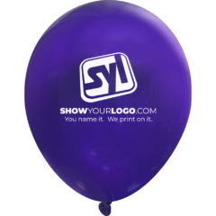 Crystal Latex Balloon – 9″ - latexballoondeeppurple