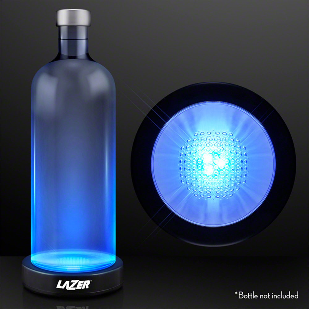 LED Bottle Glorifier/Vase Base - ledbottleglorifierblue